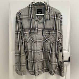 NWT!!! Calvin Klein Jeans Men’s Long Sleeved Button Down Shirt / Size XL